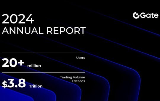 Gate 2024 Annual Report: Trading Volume Exceeds $3.8 Trillion, Solidifying Top 4 Market Position