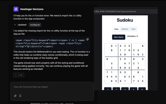 Meet Hostinger Horizons: A No-Code AI Tool that Lets You Create, Edit, and Publish Custom Web Apps Without Writing a Single Line of Code