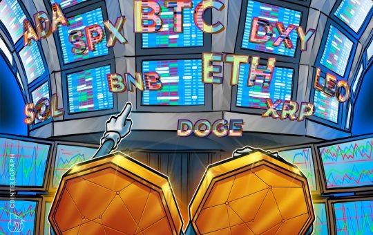 Price analysis 4/14: SPX, DXY, BTC, ETH, XRP, BNB, SOL, DOGE, ADA, LEO