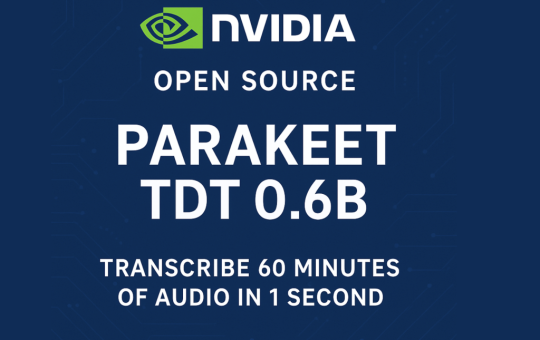 NVIDIA Open Sources Parakeet TDT 0.6B: Achieving a New Standard for Automatic Speech Recognition ASR and Transcribes an Hour of Audio in One Second