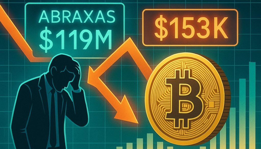 Abraxas Capital Faces $119M Loss On Crypto Short: BTC Liquidation Price Sits At $153K