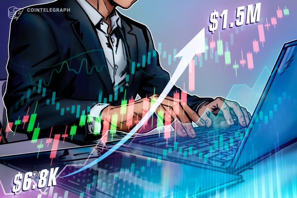 Small Crypto Trader Turns $6.8K Into $1.5M With High-Risk Strategy