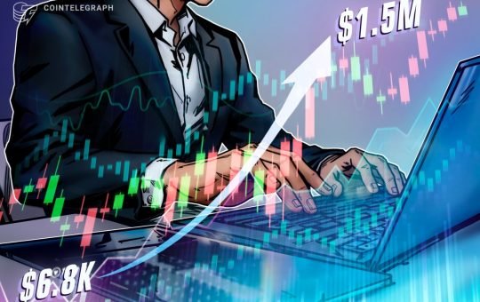 Small Crypto Trader Turns $6.8K Into $1.5M With High-Risk Strategy