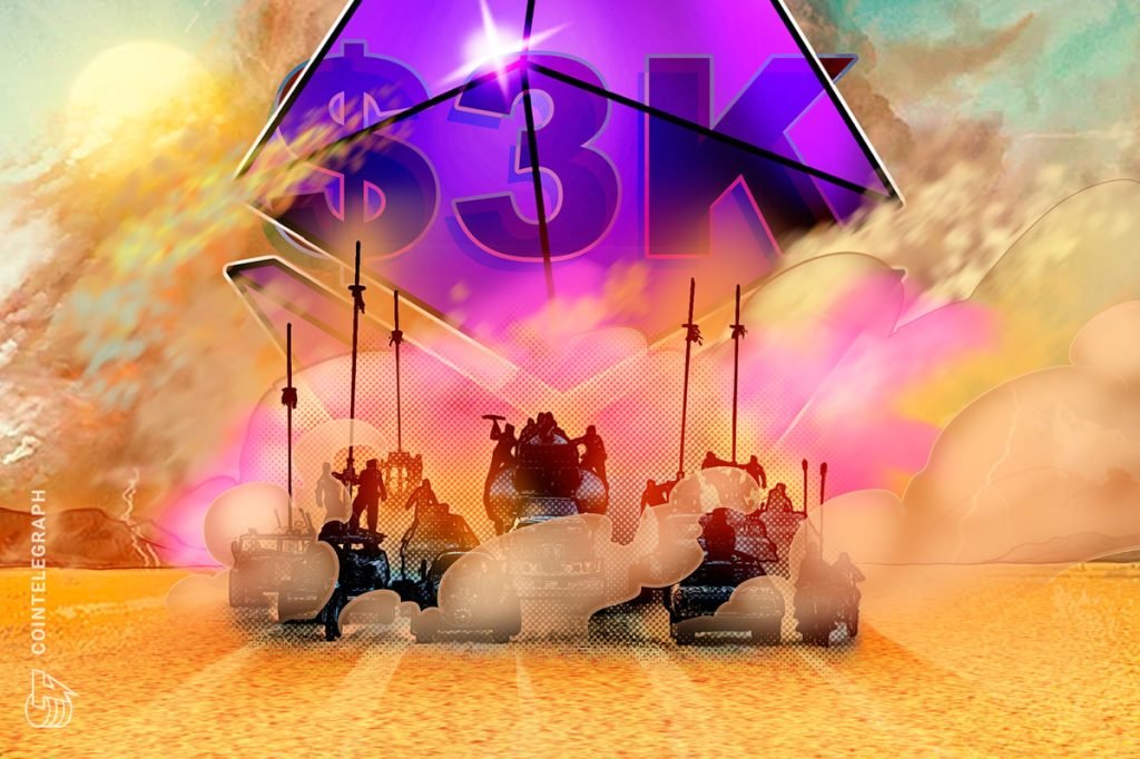 Ether Price Risks Drop Below $3K as Spot ETF Inflows Cool